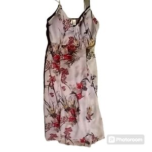 Japna Lilac Floral Sundress Romper Women's Medium